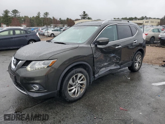 2014 Nissan Rogue SL with VIN 5N1AT2MV3EC866189, listed as a Copart auction lot 51655755 with 198,449 mi miles and Salvage Title. Bid and sale history available at carsss.com. Image 1.