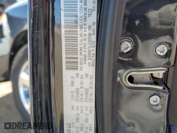 2018 Ram 1500 Tradesman with VIN 3C6RR6KT6JG269700, listed as a Copart auction lot 47265585 with 42,600 mi miles and Salvage title. Bid and sale history available at DreamBid. Image 13.