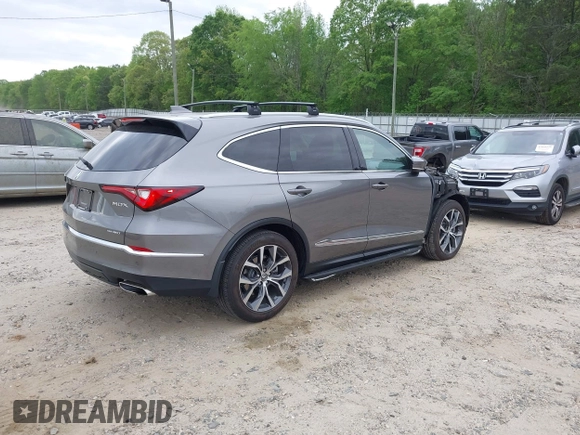 2023 Acura MDX Technology with VIN 5J8YE1H46PL039316, listed as a IAAI auction lot 42031513 with 20,743 mi miles and . Bid and sale history available at DreamBid. Image 4.