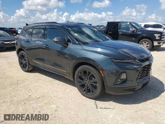 2019 Chevrolet Blazer RS z VIN 3GNKBJRS7KS650895, wystawiony jako Copart lot #58245465 z przebiegiem Nie podano mil oraz Nie do naprawy • Non repairable. Historia ofert i sprzedaży dostępna na DreamBid. Obrazek 4.