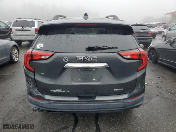 2019 GMC Terrain SLE with VIN 3GKALTEV3KL248397, listed as a Copart auction lot 46989585 with 90,579 mi miles and Salvage Title. Bid and sale history available at carsss.com. Image 6.
