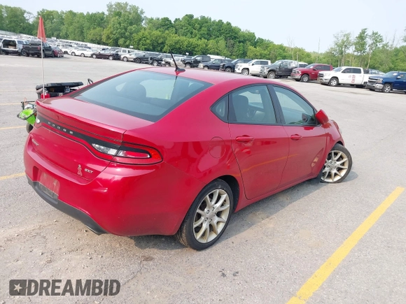 2013 Dodge Dart SXT with VIN 1C3CDFBA1DD288561, listed as a IAAI auction lot 42412731 with 230,973 mi miles and . Bid and sale history available at DreamBid. Image 4.