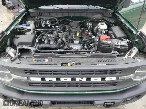 2024 Ford Bronco Black Diamond with VIN 1FMDE1AH1RLA36378, listed as a Copart auction lot 84900334 with 9,214 mi miles and Salvage title. Bid and sale history available at DreamBid. Image 12.