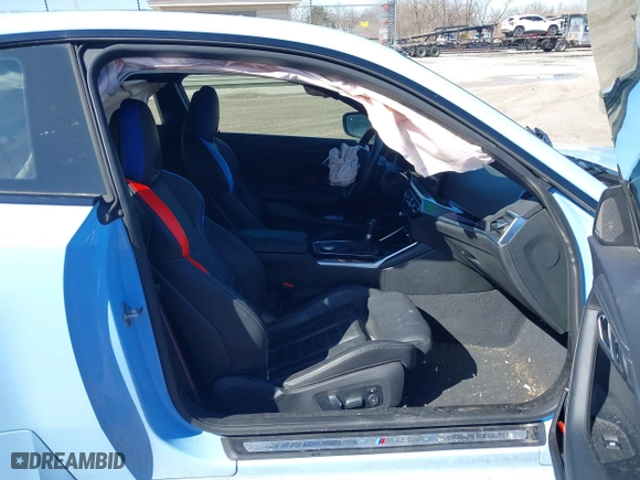 2023 BMW M2 with VIN 3MF13DM00P8D18677, listed as a IAAI auction lot 41835134 with 1 mi miles. Bid and sale history available at carsss.com. Image 5.