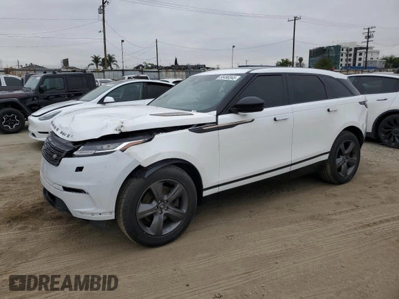2022 Land Rover Range Rover Velar R-Dynamic S with VIN SALYT2EX7NA329896, listed as a Copart auction lot 55490345 with 54,878 mi miles and Salvage Title. Bid and sale history available at carsss.com. Image 1.