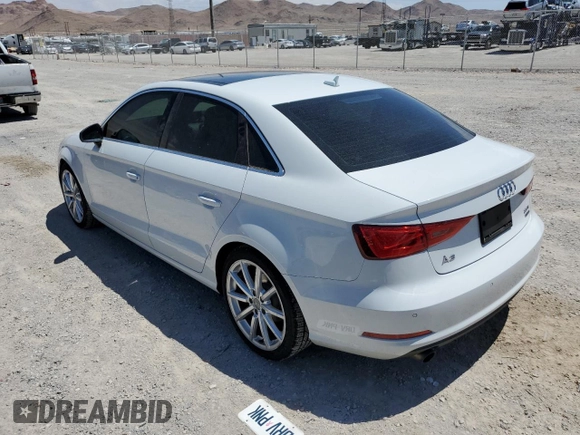 2015 Audi A3 2.0T Premium Plus with VIN WAUEFGFFXF1093375, listed as a Copart auction lot 60604093 with 138,915 mi miles. Bid and sale history available at carsss.com. Image 2.