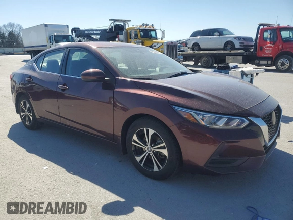2023 Nissan Sentra SV with VIN 3N1AB8CV0PY264486, listed as a Copart auction lot 48315885 with 41,875 mi miles and Clean Title. Bid and sale history available at DreamBid. Image 4.