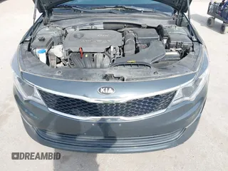 2016 Kia Optima LX with VIN KNAGT4L37G5073752, listed as a IAAI auction lot 42132621 with 136,818 mi miles. Bid and sale history available at carsss.com. Image 10.