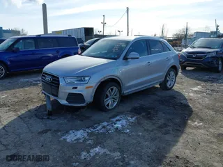 2016 Audi Q3 Premium Plus with VIN WA1EFCFS7GR006747, listed as a IAAI auction lot 41299037 with 77820 miles. Bid and sale history available at carsss.com. Image 18.