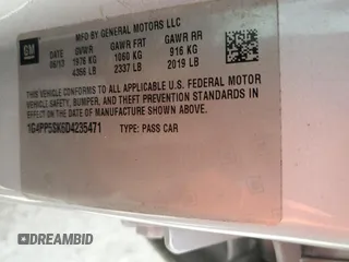 2013 Buick Verano with VIN 1G4PP5SK6D4235471, listed as a Copart auction lot 72713514 with 165,911 mi miles and Salvage Title. Bid and sale history available at carsss.com. Image 12.