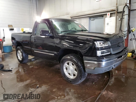 2003 Chevrolet Silverado 1500 LS with VIN 1GCEK14V83Z295361, listed as a Copart auction lot 85432964 with 40,502 mi miles and Salvage Title. Bid and sale history available at DreamBid. Image 4.
