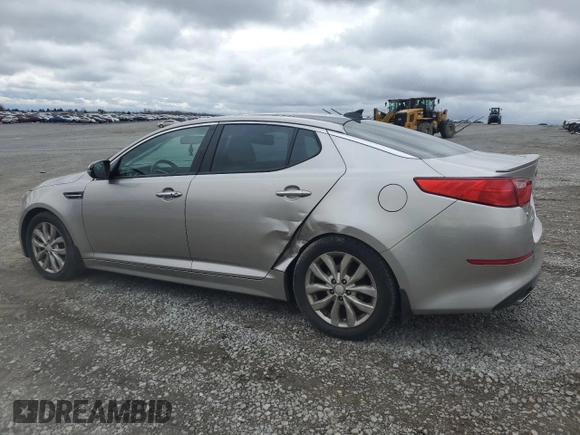 2015 Kia Optima EX with VIN 5XXGN4A7XFG431231, listed as a Copart auction lot 49119295 with 155,055 mi miles and Salvage Title. Bid and sale history available at carsss.com. Image 2.