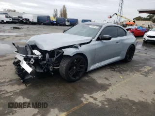 2023 BMW M2 with VIN 3MF13DM08P8C92118, listed as a Copart auction lot 84905124 with 18,454 mi miles and Salvage Title. Bid and sale history available at carsss.com. Image 1.