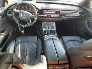 2016 Audi A8 L 4.0T Sport with VIN WAU43AFD2GN010239, listed as a Copart auction lot 84002294 with 139,364 mi miles and Salvage Title. Bid and sale history available at carsss.com. Image 8.