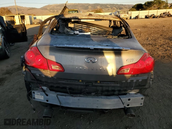 2010 Infiniti G37 Sedan Journey with VIN JN1CV6AP7AM402799, listed as a Copart auction lot 88548285 with Not Provided miles and Non Repairable. Bid and sale history available at carsss.com. Image 6.