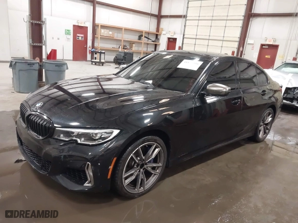 2020 BMW 3 Series M340i with VIN WBA5U7C05LFH82599, listed as a IAAI auction lot 41844916 with 51,533 mi miles. Bid and sale history available at carsss.com. Image 19.