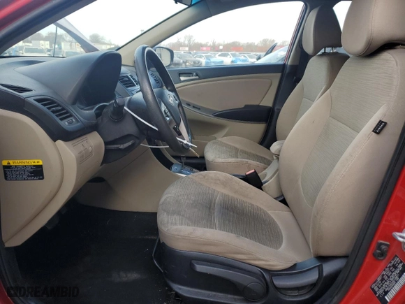2016 Hyundai Accent SE with VIN KMHCT4AE6GU138811, listed as a Copart auction lot 48689585 with 137,913 mi miles and Salvage Title. Bid and sale history available at carsss.com. Image 7.