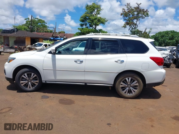 2017 Nissan Pathfinder S with VIN 5N1DR2MN3HC603281, listed as a IAAI auction lot 39728416 with 75,381 mi miles and . Bid and sale history available at DreamBid. Image 14.