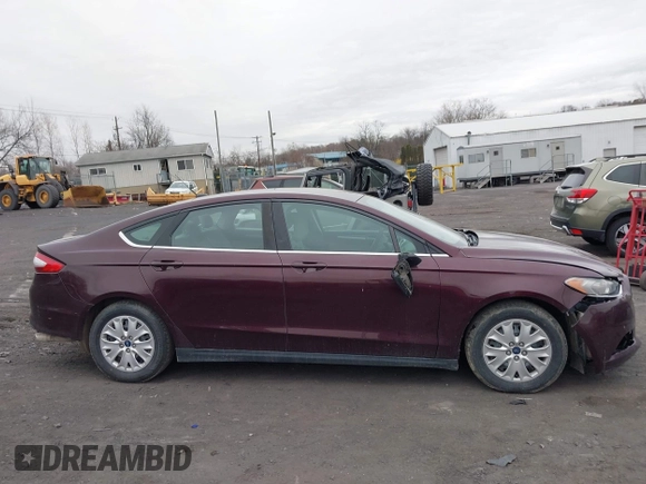 2013 Ford Fusion S with VIN 3FA6P0G71DR244034, listed as a IAAI auction lot 41947243 with 169,095 mi miles. Bid and sale history available at carsss.com. Image 13.