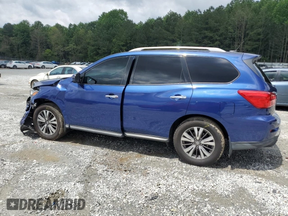 2017 Nissan Pathfinder SL z VIN 5N1DR2MM6HC677396, wystawiony jako Copart lot #56929385 z przebiegiem 93 867 mil mil oraz Szkoda całkowita • Salvage title. Historia ofert i sprzedaży dostępna na DreamBid. Obrazek 2.