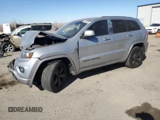 2015 Jeep Grand Cherokee Altitude with VIN 1C4RJEAG0FC714246, listed as a Copart auction lot 43660595 with 95,169 mi miles and Salvage Title. Bid and sale history available at carsss.com. Image 1.
