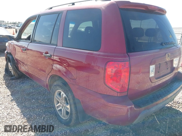 2005 Honda Pilot EX-L with VIN 5FNYF18505B022497, listed as a IAAI auction lot 41994385 with 199,143 mi miles. Bid and sale history available at carsss.com. Image 3.