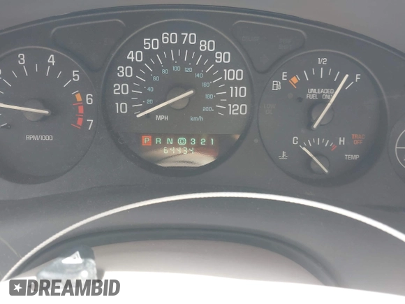 1997 Buick Regal LS with VIN 2G4WB52K9V1435882, listed as a IAAI auction lot 42135703 with 64,434 mi miles. Bid and sale history available at carsss.com. Image 7.