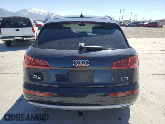 2018 Audi Q5 Premium Plus with VIN WA1BNAFY5J2108319, listed as a Copart auction lot 50531245 with 80,027 mi miles and Salvage Title. Bid and sale history available at carsss.com. Image 6.
