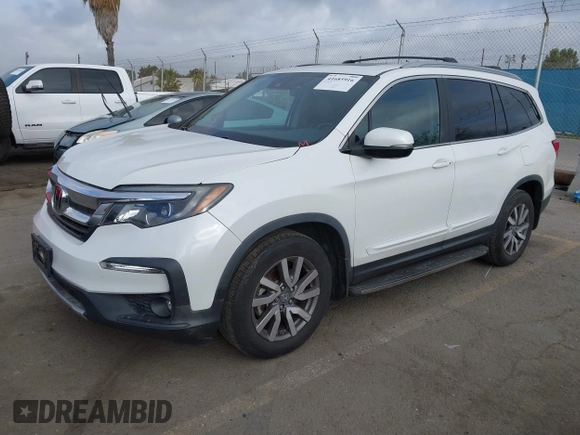 2020 Honda Pilot EX-L with VIN 5FNYF5H57LB003059, listed as a IAAI auction lot 41685916 with 114,742 mi miles. Bid and sale history available at carsss.com. Image 17.