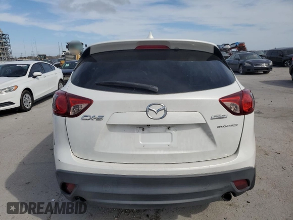 2013 Mazda CX-5 Touring with VIN JM3KE2CE9D0137982, listed as a Copart auction lot 43260805 with 0 mi miles and Salvage Title. Bid and sale history available at carsss.com. Image 6.