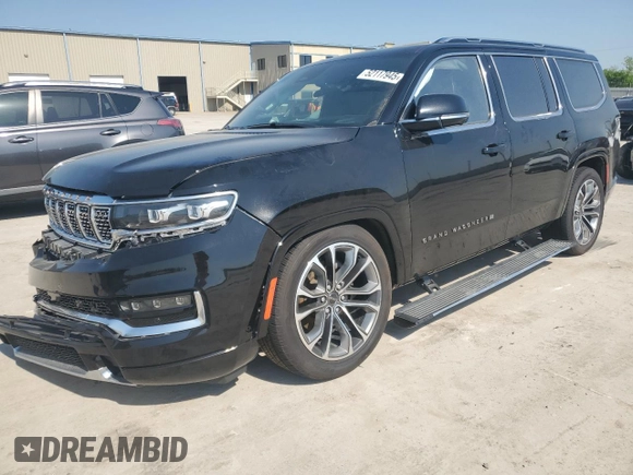 2022 Jeep Grand Wagoneer Series III с VIN 1C4SJVGJ6NS196992, выставлен на аукционе Copart как лот 52117945 с пробегом 30 898 миль миль и Списание • Salvage title. История ставок и продаж доступна на DreamBid. Изображение 1.
