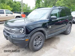 2025 Ford Bronco Sport Big Bend with VIN 3FMCR9BN9SRE31287, listed as a IAAI auction lot 42777401 with 6,880 mi miles and . Bid and sale history available at DreamBid. Image 2.