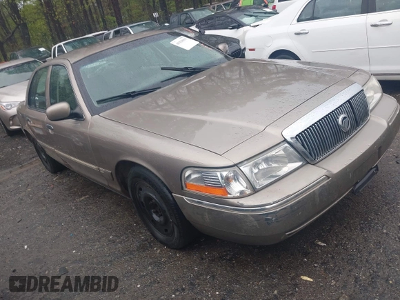2004 Mercury Grand Marquis GS with VIN 2MEFM74W24X604421, listed as a IAAI auction lot 41929099 with 200,500 mi miles and . Bid and sale history available at DreamBid. Image 1.