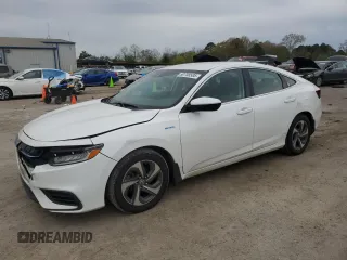 2019 Honda Insight EX with VIN 19XZE4F56KE017334, listed as a Copart auction lot 50758585 with 137,923 mi miles and Salvage Title. Bid and sale history available at carsss.com. Image 1.