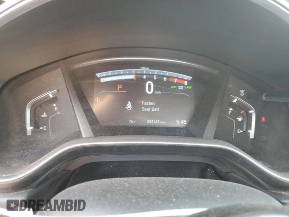2019 Honda CR-V EX with VIN 7FARW2H55KE046580, listed as a Copart auction lot 48546415 with 53,147 mi miles and Salvage Title. Bid and sale history available at carsss.com. Image 9.
