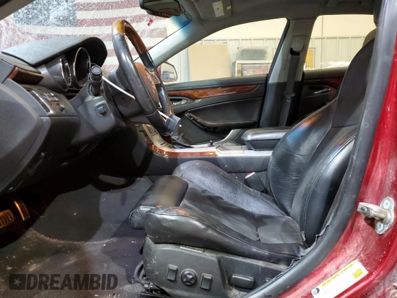 2010 Cadillac CTS Premium with VIN 1G6DS5EV8A0135454, listed as a Copart auction lot 41958365 with 92,994 mi miles and Salvage title. Bid and sale history available at DreamBid. Image 7.
