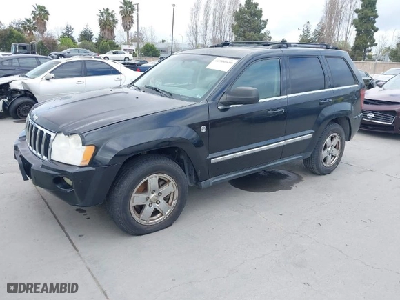 2006 Jeep Grand Cherokee Limited with VIN 1J4HR58276C115434, listed as a IAAI auction lot 41906649 with 280,256 mi miles. Bid and sale history available at carsss.com. Image 2.