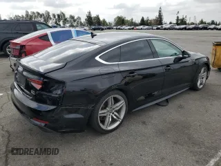 2018 Audi A5 Sportback Premium Plus z VIN WAUENCF54JA016870, wystawiony jako Copart lot #54835275 z przebiegiem 92 844 mil mil oraz Szkoda całkowita • Salvage title. Historia ofert i sprzedaży dostępna na DreamBid. Obrazek 3.