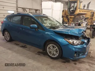 2018 Subaru Impreza Premium with VIN 4S3GTAD6XJ3700019, listed as a IAAI auction lot 42308734 with 27,660 mi miles and . Bid and sale history available at DreamBid. Image 1.