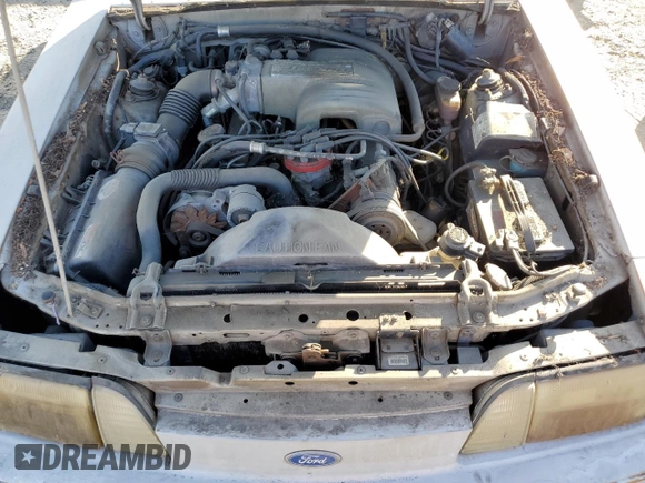 1988 Ford Mustang with VIN 1FABP41A7JF117002, listed as a Copart auction lot 84570564 with 63,626 mi miles and Clean title. Bid and sale history available at DreamBid. Image 11.