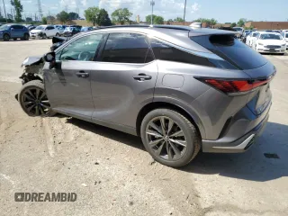 2023 Lexus RX 350 with VIN 2T2BAMCA8PC018713, listed as a Copart auction lot 63203715 with 44,744 mi miles and Salvage title. Bid and sale history available at DreamBid. Image 2.