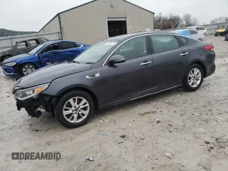 2017 Kia Optima LX z VIN KNAGT4L36H5173343, wystawiony jako Copart lot #84800134 z przebiegiem 108 548 mil mil oraz Szkoda całkowita • Salvage title. Historia ofert i sprzedaży dostępna na DreamBid. Obrazek 1.