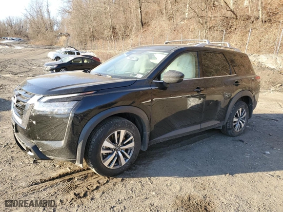 2024 Nissan Pathfinder SL with VIN 5N1DR3CC0RC223953, listed as a Copart auction lot 42926655 with 30,156 mi miles and Salvage Title. Bid and sale history available at carsss.com. Image 1.