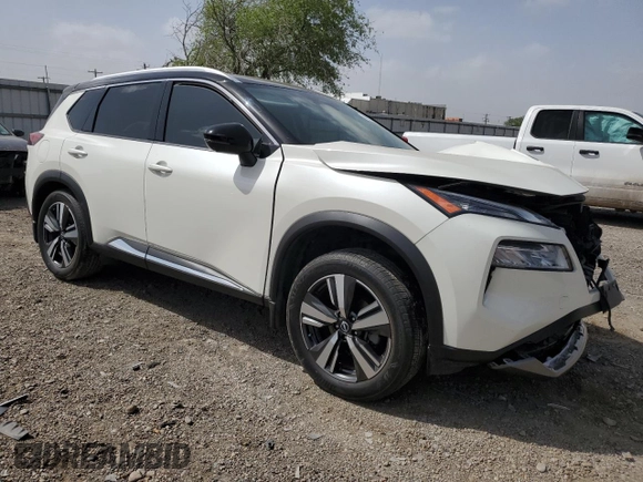 2023 Nissan Rogue SL with VIN JN8BT3CAXPW420494, listed as a Copart auction lot 48075245 with 20,736 mi miles and Salvage Title. Bid and sale history available at carsss.com. Image 4.