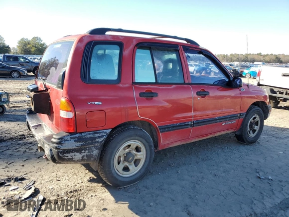 2002 Chevrolet Tracker z VIN 2CNBE13C126918772, wystawiony jako Copart lot #42343685 z przebiegiem Nie podano mil oraz Szkoda całkowita • Salvage title. Historia ofert i sprzedaży dostępna na DreamBid. Obrazek 3.
