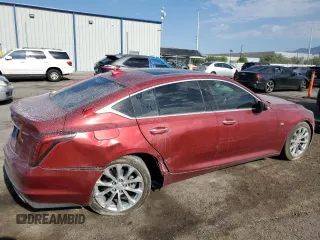 2021 Cadillac CT5 Premium Luxury with VIN 1G6DN5RK5M0145158, listed as a Copart auction lot 60147535 with 30,507 mi miles and Salvage title. Bid and sale history available at DreamBid. Image 3.