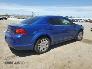 2012 Dodge Avenger SE with VIN 1C3CDZAG8CN327579, listed as a Copart auction lot 53384145 with 123,356 mi miles and Salvage Title. Bid and sale history available at DreamBid. Image 3.