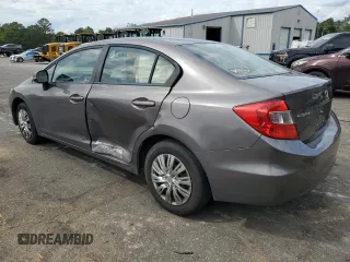 2012 Honda Civic LX z VIN 19XFB2F55CE109410, wystawiony jako Copart lot #74462994 z przebiegiem Nie podano mil oraz Szkoda całkowita • Salvage title. Historia ofert i sprzedaży dostępna na DreamBid. Obrazek 2.