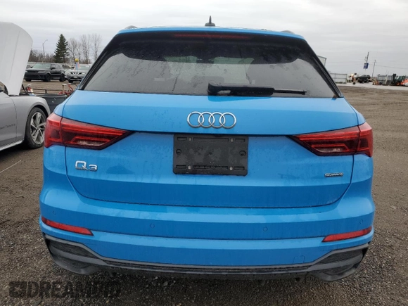 2020 Audi Q3 S line Prestige with VIN WA1FECF34L1039083, listed as a Copart auction lot 84031004 with 44,065 mi miles and Non repairable. Bid and sale history available at DreamBid. Image 6.
