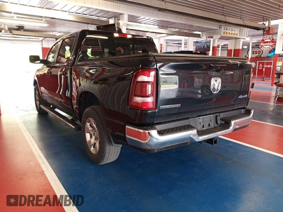 2022 Ram 1500 Big Horn with VIN 1C6RRFFG2NN179020, listed as a IAAI auction lot 42573638 with 61,517 mi miles and . Bid and sale history available at DreamBid. Image 2.